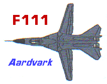 F111 Aardvark with text