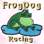 Logo digitized for FrogDog Racing!
